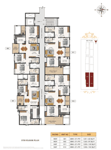 Project Image of 967.0 - 1413.0 Sq.ft 2 BHK Apartment for buy in DAC Luxe