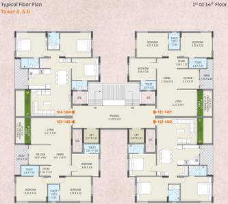 Project Image of 1028.92 - 1030.21 Sq.ft 3 BHK Apartment for buy in Cubicon Altosa Impera