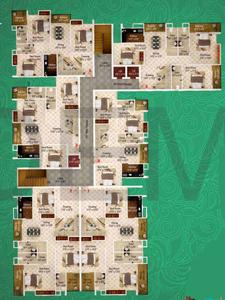 Project Image of 1190.0 - 1760.0 Sq.ft 3 BHK Apartment for buy in Aero Queens Gate