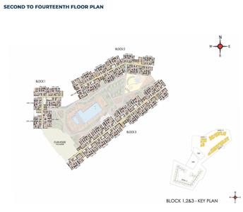 Project Image of 1040.0 - 1656.0 Sq.ft 2 BHK Apartment for buy in Casagrand Athens