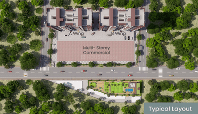 Project Image of 428.0 - 686.0 Sq.ft 1 BHK Apartment for buy in Nakoda Castle Gate A Wing