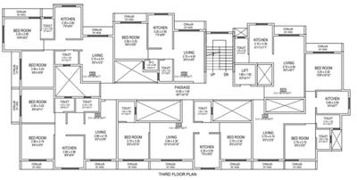 Project Image of 346.27 - 545.41 Sq.ft 1 BHK Apartment for buy in Shreenath Tejal Co Op Hsg Society
