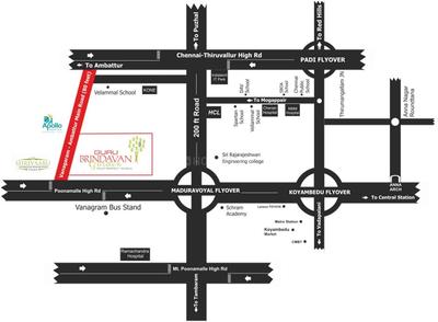 Project Image of 1010.0 - 1348.0 Sq.ft 2 BHK Apartment for buy in Guru Brindavan Garden