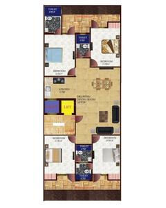 Project Image of 2115.0 - 2610.0 Sq.ft 4 BHK Apartment for buy in Luxury Builder Floors by Swastik 3