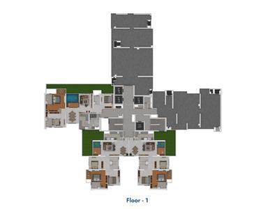 Project Image of 1062.0 - 2224.0 Sq.ft 3 BHK Apartment for buy in Gera s Avive Towers East Kharadi