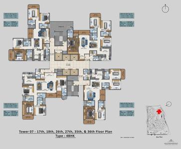 Project Image of 1794.0 - 5143.0 Sq.ft 2.5 BHK Apartment for buy in Sattva Aangane