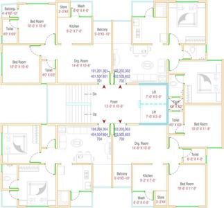 Project Image of 534.54 - 556.6 Sq.ft 2 BHK Apartment for buy in Krishna Orchid