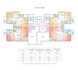 Project Image of 603.64 - 717.41 Sq.ft 2 BHK Apartment for buy in Vishwakarma Vedant B