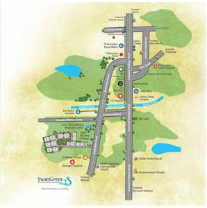 Project Image of 593.0 - 1153.0 Sq.ft 2 BHK Apartment for buy in Swanhousing Swan Green