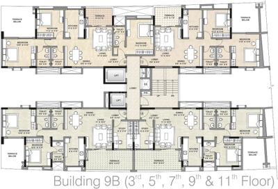 Project Image of 1380 Sq.ft 3 BHK Apartment / Flat for sale in Pimple Gurav for Rs. 16500000