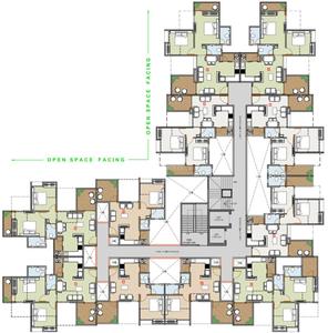 Project Image of 300.0 - 532.0 Sq.ft 1 BHK Apartment for buy in Majestique Venice Building D Wing A