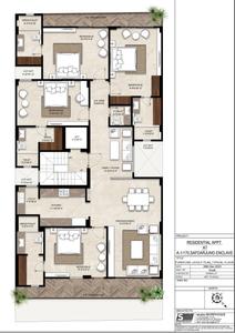 Smart Luxury Floors Luxury Floors Cluster Plan from 1st to 4th Floor 1