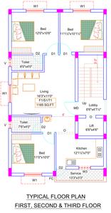 Project Image of 0.0 - 1165.0 Sq.ft 3 BHK Apartment for buy in Sri Varadharaja Flats