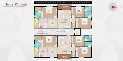 Project Image of 0.0 - 1603.82 Sq.ft 3 BHK Apartment for buy in Nestcon Tara