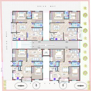 Project Image of 1065.0 - 1242.0 Sq.ft 2 BHK Apartment for buy in Sree Suryaa Y3