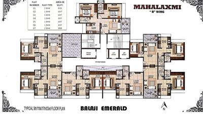 Project Image of 0.0 - 2691.0 Sq.ft 4 BHK Apartment for buy in Balaji Emerald