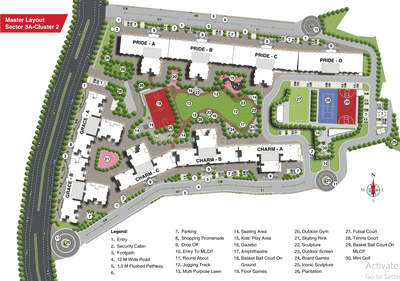 Project Image of 319.0 - 385.0 Sq.ft 1 BHK Apartment for buy in DGT Sector 3A Cluster 2 Phase 2