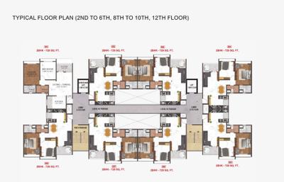 Project Image of 543.0 - 794.0 Sq.ft 1 BHK Apartment for buy in Triaa Elysia