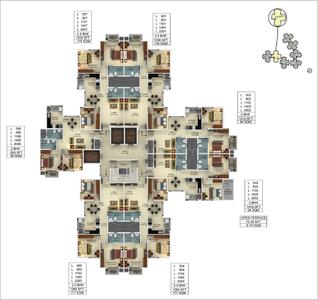 Project Image of 950.0 - 1740.0 Sq.ft 2 BHK Apartment for buy in Mantri Webcity