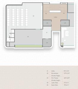 Project Image of 1779.0 - 3358.0 Sq.ft 3.5 BHK Apartment for buy in Nilamber Bellissimo 4