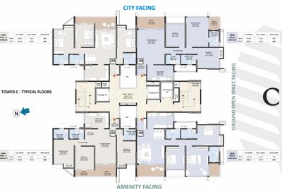 Project Image of 1090.6 - 1209.04 Sq.ft 3 BHK Apartment for buy in Bhandari 31 Palma Drive Phase 1