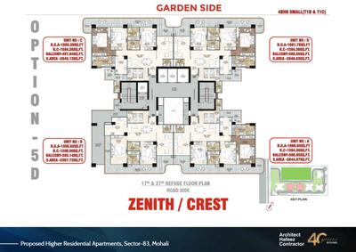 Project Image of 2300.0 - 2800.0 Sq.ft 3 BHK Apartment for buy in STJ The Pinnacle