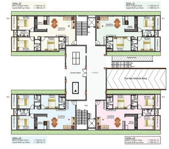 Project Image of 1380.0 - 1660.0 Sq.ft 3 BHK Apartment for buy in Rameshwaram Shree Radhe Apartment