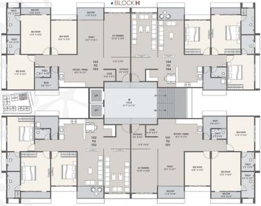 Project Image of 1422.0 - 1935.0 Sq.ft 2 BHK Apartment for buy in Shyam Enclave