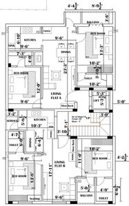 Project Image of 884.0 - 939.0 Sq.ft 2 BHK Apartment for buy in Crescent Holdings
