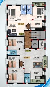 Project Image of 860.0 - 1255.0 Sq.ft 2 BHK Apartment for buy in Dharshani Shri Dharashini Flats