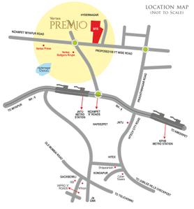 Project Image of 1250 Sq.ft 2 BHK Apartment / Flat for sale in Nizampet for Rs. 13000000