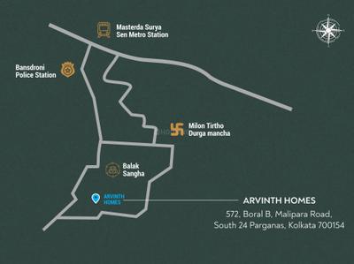 Project Image of 468.0 - 610.0 Sq.ft 2 BHK Apartment for buy in BSA Arvinth Homes