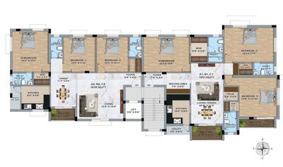 Project Image of 1618.0 - 1969.0 Sq.ft 3 BHK Apartment for buy in Traventure Zeal