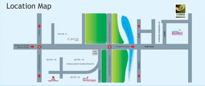 Project Image of 564.35 - 888.45 Sq.ft 2 BHK Apartment for buy in Ajnara Le Garden Phase 2 Tower H I J O And Q