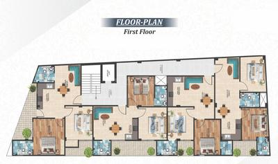 Project Image of 1050.0 - 1120.0 Sq.ft 2 BHK Builder Floor for buy in Hope Aashiyana Heights