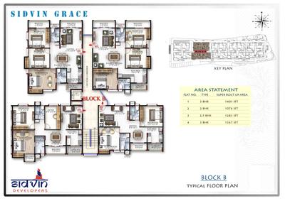 Project Image of 988.0 - 1638.0 Sq.ft 2 BHK Apartment for buy in Sidvin Grace