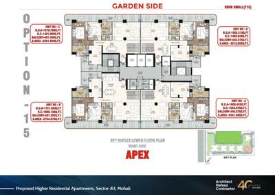 Project Image of 2300.0 - 2800.0 Sq.ft 3 BHK Apartment for buy in STJ The Pinnacle