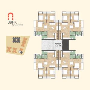 Project Image of 749.0 - 875.0 Sq.ft 2 BHK Apartment for buy in Rudra Heights