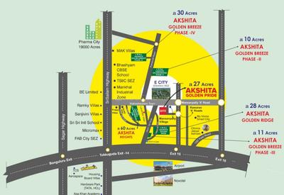Project Image of 1350.0 - 2250.0 Sq.ft Residential Plot Plot for buy in Akshita Golden Pride