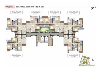 Project Image of 987.0 - 1617.0 Sq.ft 2 BHK Apartment for buy in Doshi Risington 2