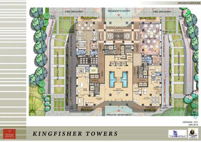 Project Image of 0.0 - 8321.0 Sq.ft 4 BHK Apartment for buy in Kingfisher Towers