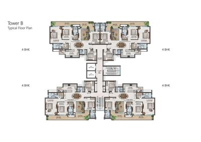 Project Image of 1958.0 - 2795.149 Sq.ft 3 BHK Apartment for buy in MM Indraprasth