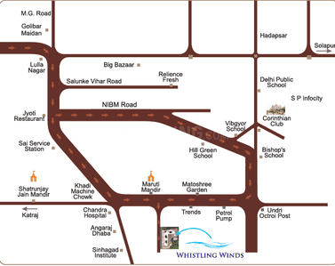 Project Image of 740.0 - 792.0 Sq.ft 2 BHK Apartment for buy in AV Whistling Winds