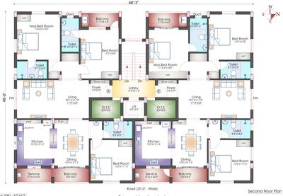 Project Image of 0.0 - 1710.0 Sq.ft 3 BHK Apartment for buy in Pushkar 1st Boulevard