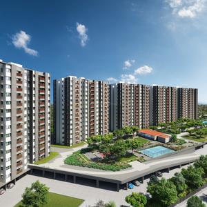 Project Image of 751.22 - 1013.86 Sq.ft 2 BHK Apartment for buy in Mahindra Lakewoods Towers D E