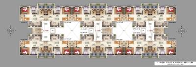 Project Image of 0.0 - 698.69 Sq.ft 2 BHK Apartment for buy in Aaradhana Residency A