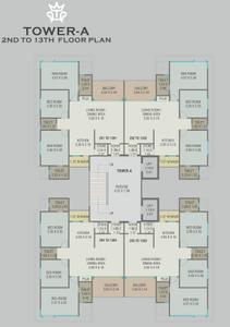 Project Image of 1345.0 - 2706.0 Sq.ft 3 BHK Apartment for buy in Tiara By Courtyard