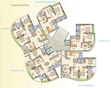Project Image of 1350.0 - 2300.0 Sq.ft 2 BHK Apartment for buy in Classic Lake View Tower