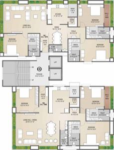 Project Image of 4300 Sq.ft 4 BHK Apartment / Flat for sale in Vesu for Rs. 32700000