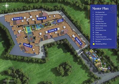 Project Image of 788.0 - 1299.0 Sq.ft 1 BHK Apartment for buy in Ayana 95